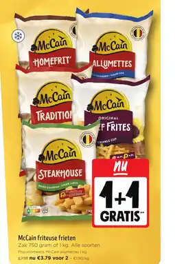 Jumbo McCain friteuse frieten aanbieding