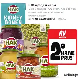 Jumbo HAK in pot, zak en pak aanbieding