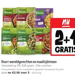 Jumbo Knorr wereldgerechten en maaltijdmixen aanbieding