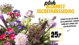 Jumbo Pluk bloemist secretaressedag aanbieding
