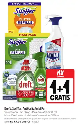 Jumbo Dreft, Swiffer, Antikal & Ambi Pur aanbieding