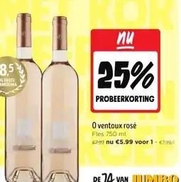 Jumbo O ventoux rosé aanbieding