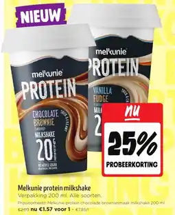Jumbo Melkunie protein milkshake aanbieding