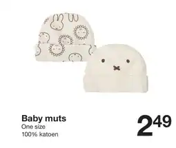Zeeman Baby muts aanbieding