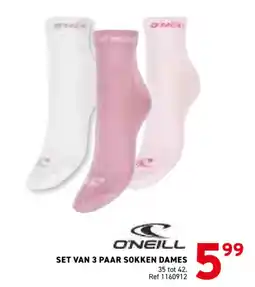 Trafic Set van 3 paar sokken dames aanbieding
