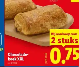 Lidl Chocolade- koek XXL aanbieding