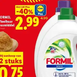 Lidl FORMIL Vloeibaar wasmiddel aanbieding