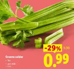 Lidl Groene selder aanbieding