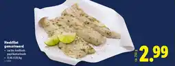 Lidl Heekfilet gemarineerd aanbieding