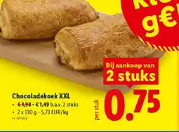 Lidl Chocoladekoek XXL aanbieding