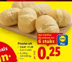 Lidl Pistolet wit aanbieding