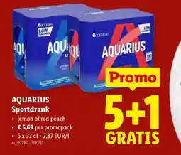 Lidl Aquarius Sportdrank aanbieding