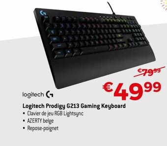 Exellent Logitech prodigy G213 gaming keyboard aanbieding