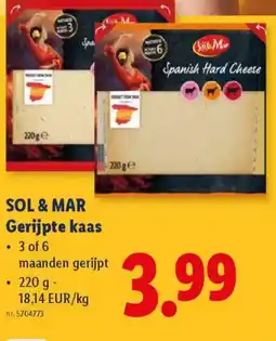 Lidl Sol & mar gerijpte kaas aanbieding