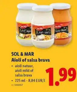 Lidl Sol & Mar Aioli of salsa brava aanbieding
