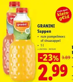 Lidl Granini sappen aanbieding