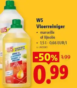 Lidl W5 Vloerreiniger aanbieding
