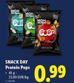 Lidl Snack day protein pops aanbieding