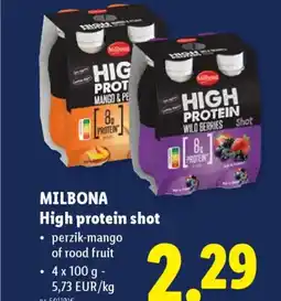 Lidl High protein shot aanbieding