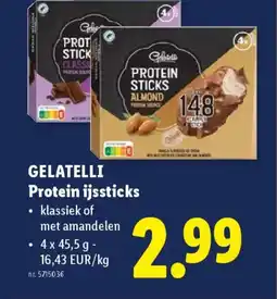 Lidl Gelatelli Protein ijssticks aanbieding