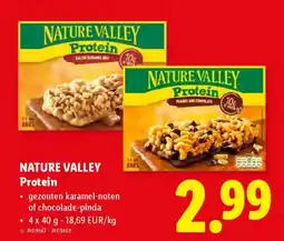 Lidl Nature valley protein aanbieding