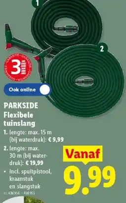 Lidl Parkside flexibele tuinslang aanbieding