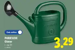 Lidl Parkside gieter aanbieding