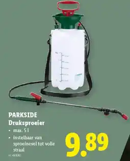 Lidl Parkside druksproeier aanbieding