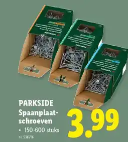 Lidl Parkside spaanplaat- schroeven aanbieding