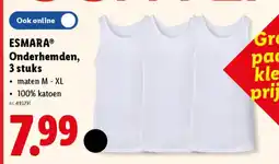 Lidl Esmara® Onderhemden,3 stuks aanbieding
