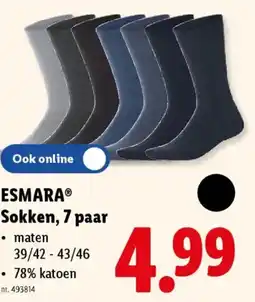 Lidl Esmara® Sokken, 7 paar aanbieding
