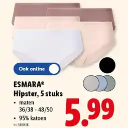 Lidl Esmara® Hipster, 5 stuks aanbieding