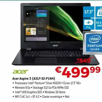 Acer aspire 3 (A317-32-P1N4)