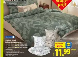Lidl Livarno home Satijnen dekbedovertrek aanbieding
