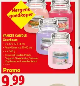 Lidl Yankee candle Geurkaars aanbieding