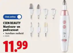 Lidl Cien beauty manicure-en pedicureset aanbieding