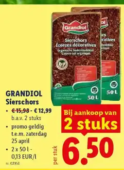 Lidl Grandiol Sierschors aanbieding