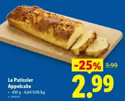 Lidl Le Patissier Appelcake aanbieding