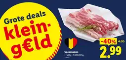 Lidl Speksneden aanbieding