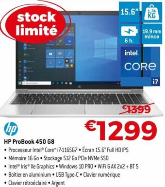 Exellent HP probook 450 GB aanbieding