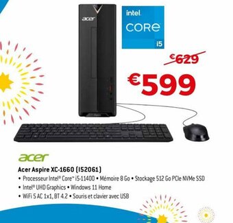 Exellent Acer aspire XC-1660 (I52061) aanbieding