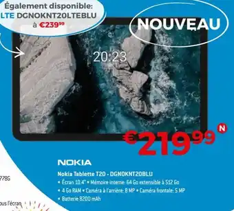 Exellent Nokia tablette T20-DGN0KNT20BLU aanbieding