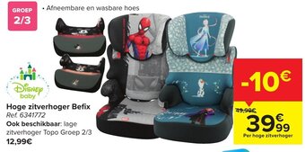 Carrefour Hoge zitverhoger Befix aanbieding