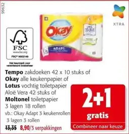 Colruyt Tempo of Okay of Lotus of Moltonel aanbieding