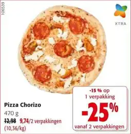 Colruyt Pizza Chorizo aanbieding