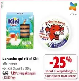 Colruyt La vache qui rit of Kiri aanbieding