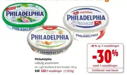 Colruyt Philadelphia aanbieding