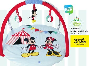 Carrefour Speelmat Mickey en Minnie aanbieding
