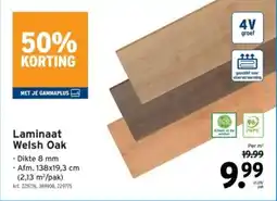 GAMMA Laminaat Welsh Oak aanbieding