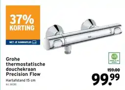 GAMMA Grohe thermostatische douchekraan Precision Flow aanbieding